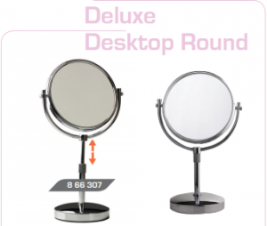 MAGNIFYING MIRROR--- DESKTOP ROUND