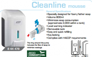 soap dispenser cleanline.mousse
